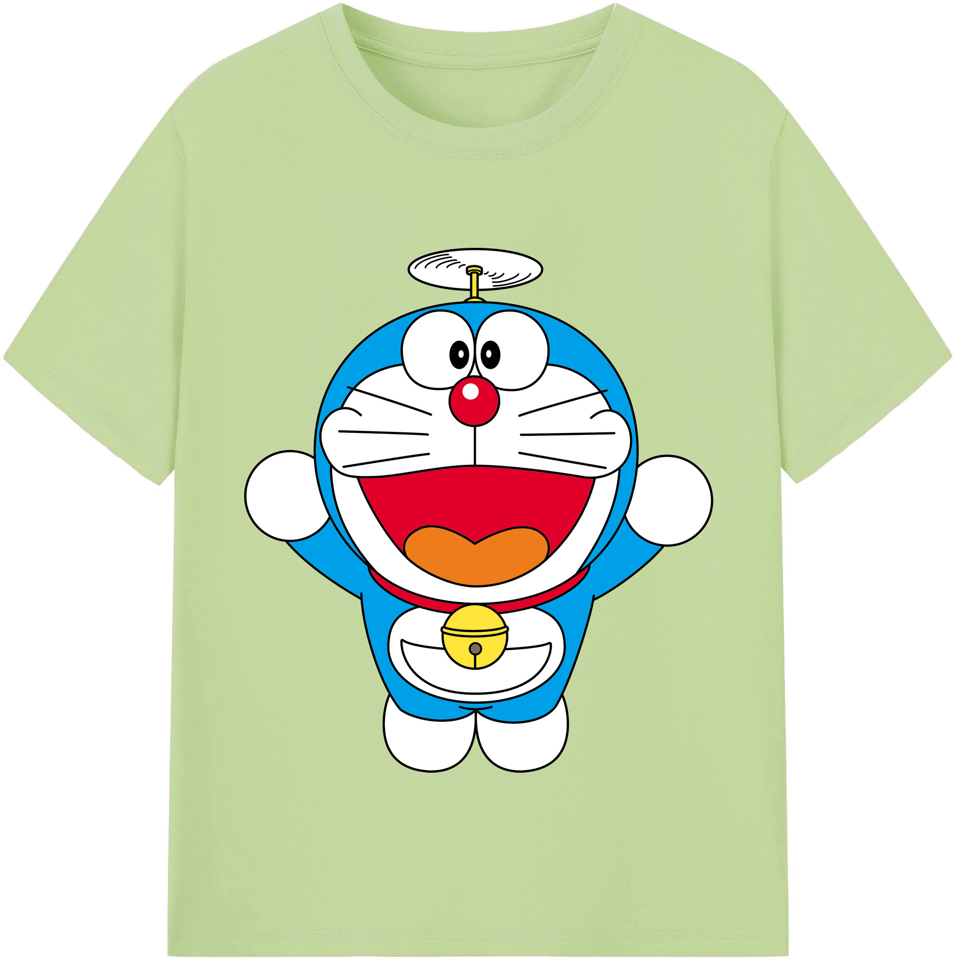 （画像用） ドラえもん Doraemon 綿100％半袖Tシャツ（フロントプリント）